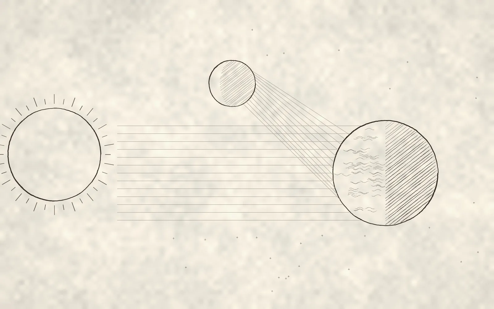 His explanation. Sunlight, bounced off the earth, reaching the dark of the moon.