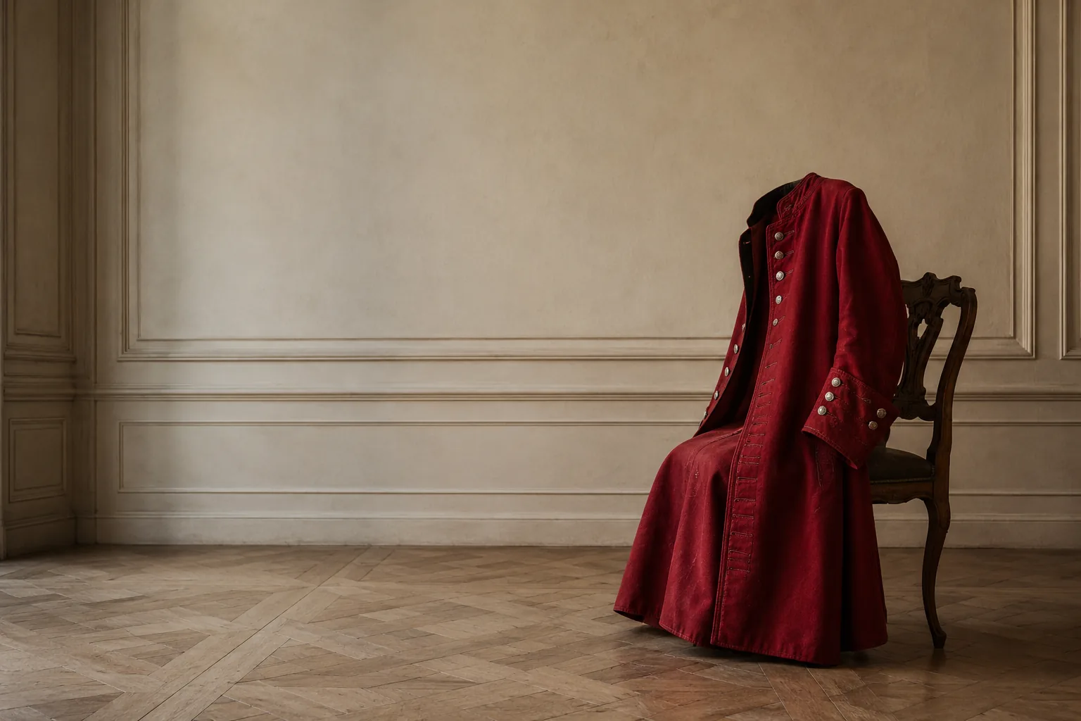 The coat he wrote a letter about. 1782.