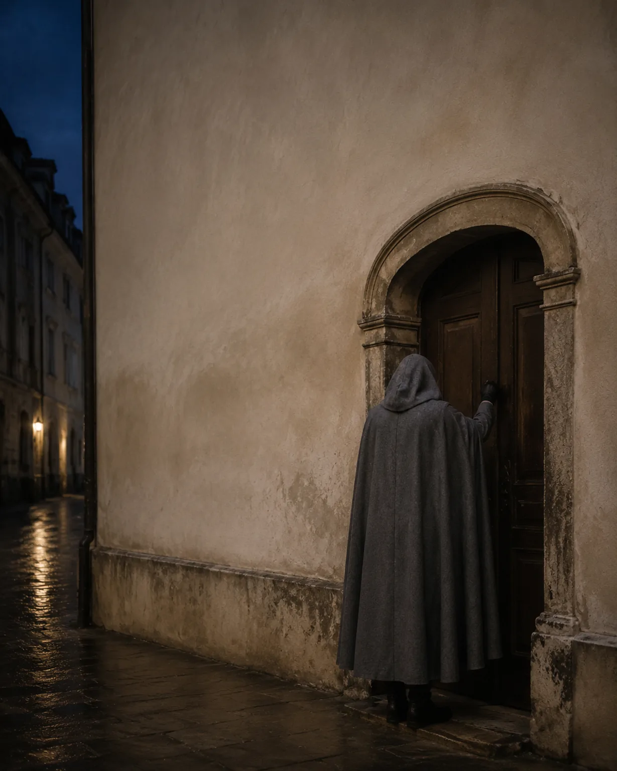 A stranger in grey, a letter, and a fee, with one condition: do not ask who is paying.